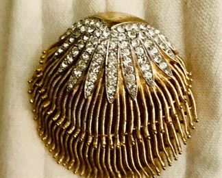 Dramatic vintage Trifari broach