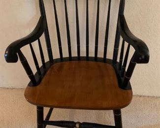 US Naval Academy Captain's Chair by Hitchcock