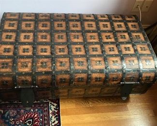 Early 19th c. Moroccan strong box or dower chest