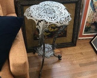 Antique Cast Iron Table