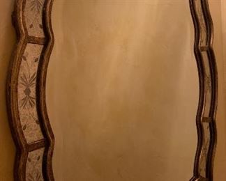 Venetian-style wrought iron, mirrored, mirror