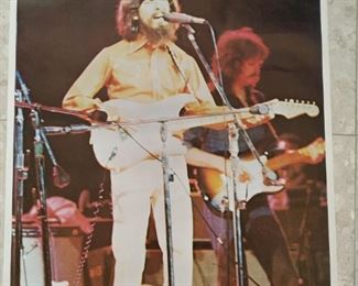 poster of George Harrison with Eric Clapton