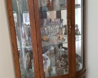 Corner curio/display cabinet