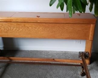 Full headboard with storage