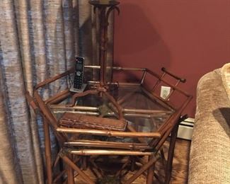 Nesting Tables with Beveled Glass
