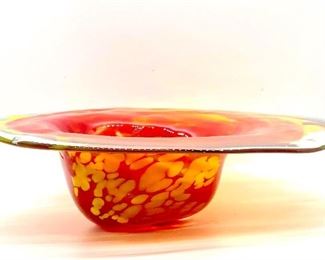 A talented artist in his own right, our client has allowed us to offer a portion of his collection in this sale. This is one of many pieces of blown glass created by our client. 