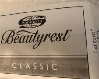 King size Beautyrest Classic. 