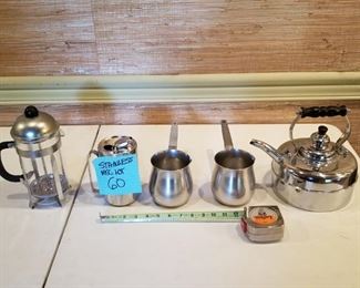 Misc. Stainless Kitchenware Lot https://ctbids.com/#!/description/share/261635