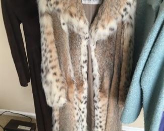 LYNX AND SABLE FUR COAT