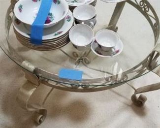 Pretty floral china set
