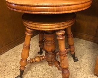 Antique Piano Stool