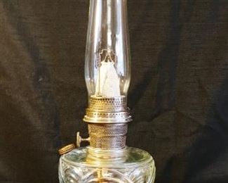 Aladdin Washington Drape Clear Glass Lamp