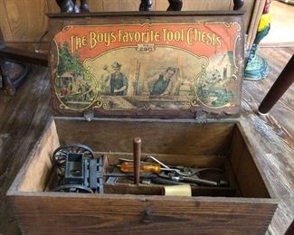 Vintage Boys Favorite Tool Chest