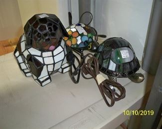 Modern Stained Glass Night Lights - Dog, Turtle, Colorful Lady Bug