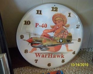 P-40 Warhawk Clock