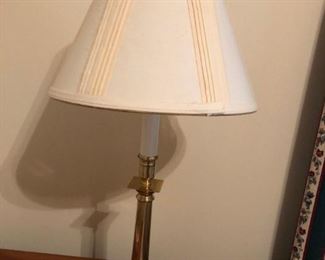 Small brass table lamp