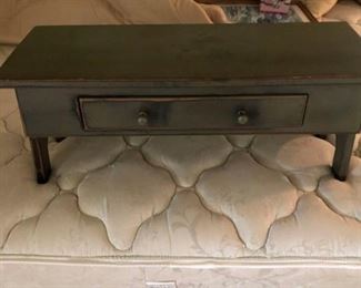 Footstool w/drawer