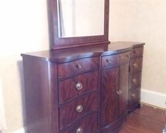 Broyhill Large Dresser with Beveled Mirror