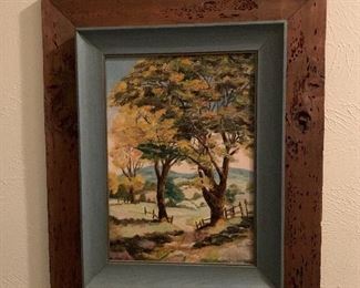 wood framed art

