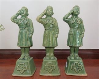 Antique Girl Scout Figurines