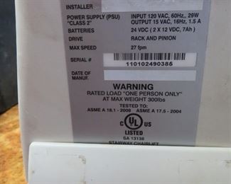 Acorn Superglide 120 Chairlift