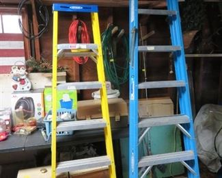 Werner Fiberglass 6' and 8' Ladders