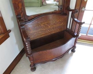 Antique Hall Tree