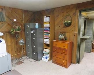 Dresser, File Cabinets, Misc