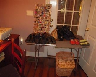 sewing items , ladies & mens shoes