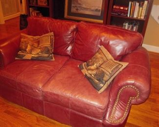 leather sofa