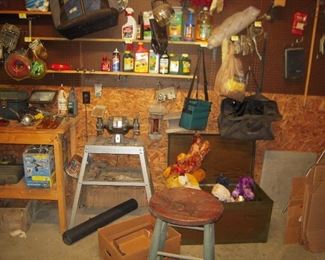 Bench grinder & stand