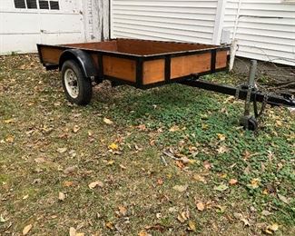 4' X 8' Tilt trailer (2008) - clear title