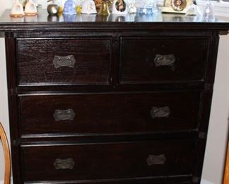 furniture dark chest drawers