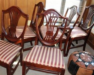 furniture duncan phyfe mahogony chairs