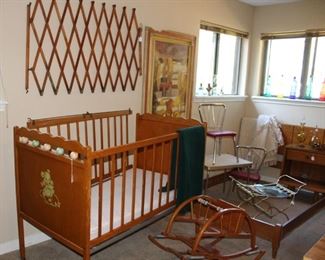 furniture vintage baby crib