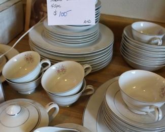CHina dinnerware Nasco Susan Afton 45 pc set.