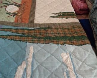 quillt, twin I think w/matching sham