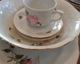 set of china. service for 8