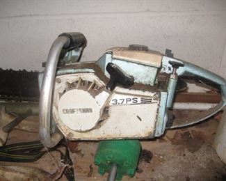 vintage Craftsman chain saw