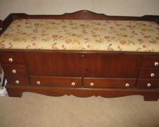 Lane cedar chest.  Drawers are decorative only.
