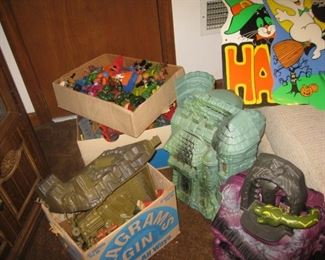 Vintage He Man toys sold as lot