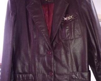 Vintage Aigner leather jacket