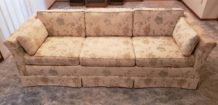 Shuford Furniture 3 Cushion Couch - 85  x 35  x 25