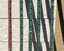 Lot of 5 T-Post - (4) 5ft. tall & (1) 6ft. tall