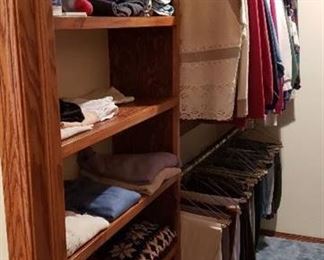 Contents of Left Side of Walk-In Closet - Most Sizes are 16 and Large