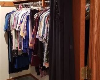 Contents of Right Side of Walk-In Closet - Most Sizes are 16 and Large