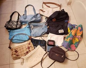 Lot of Purses and Bags
