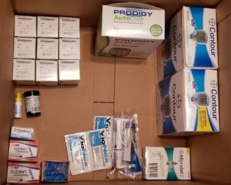 Lot of Blood Glucose Supplies