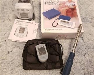 Lot of Digital Blood Pressure Monitors, ZacVrate Pulse Oximeter and Therapy Plus Device
