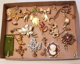 Lot of Brooches - some vintage / some new